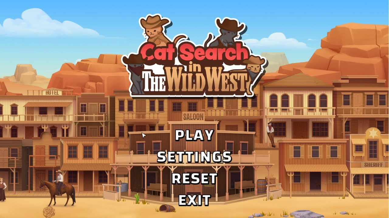 Cat Search In The Wild West 🎮 [✅]